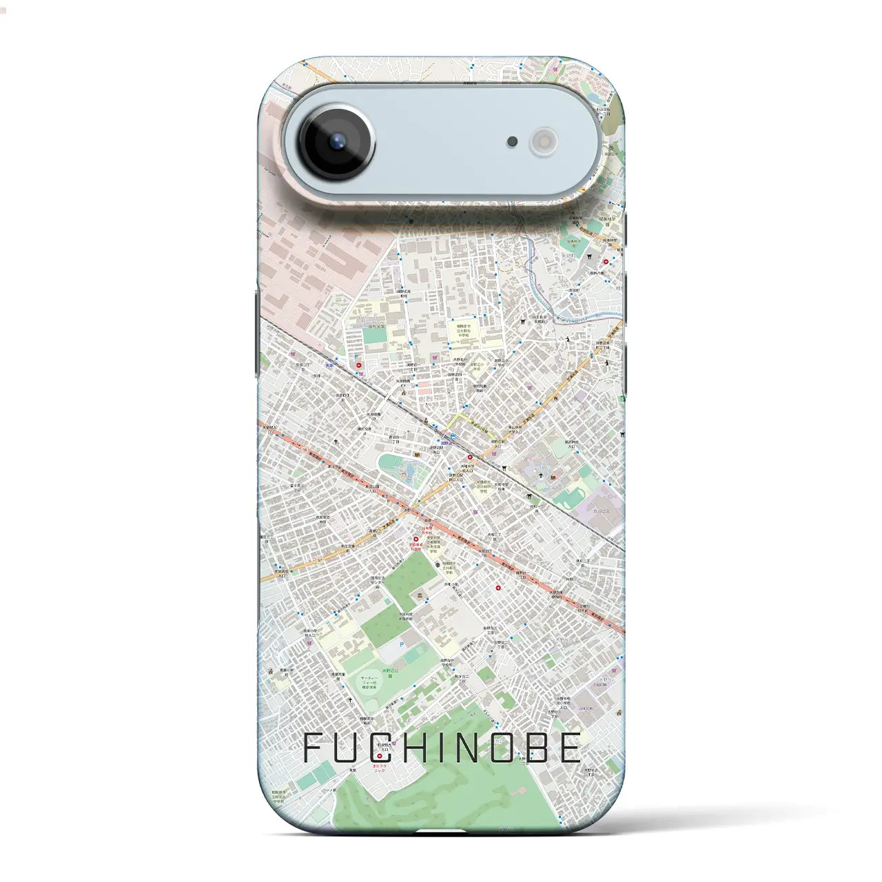 【淵野辺(神奈川県)】地図柄iPhoneケース(バックカバータイプ)