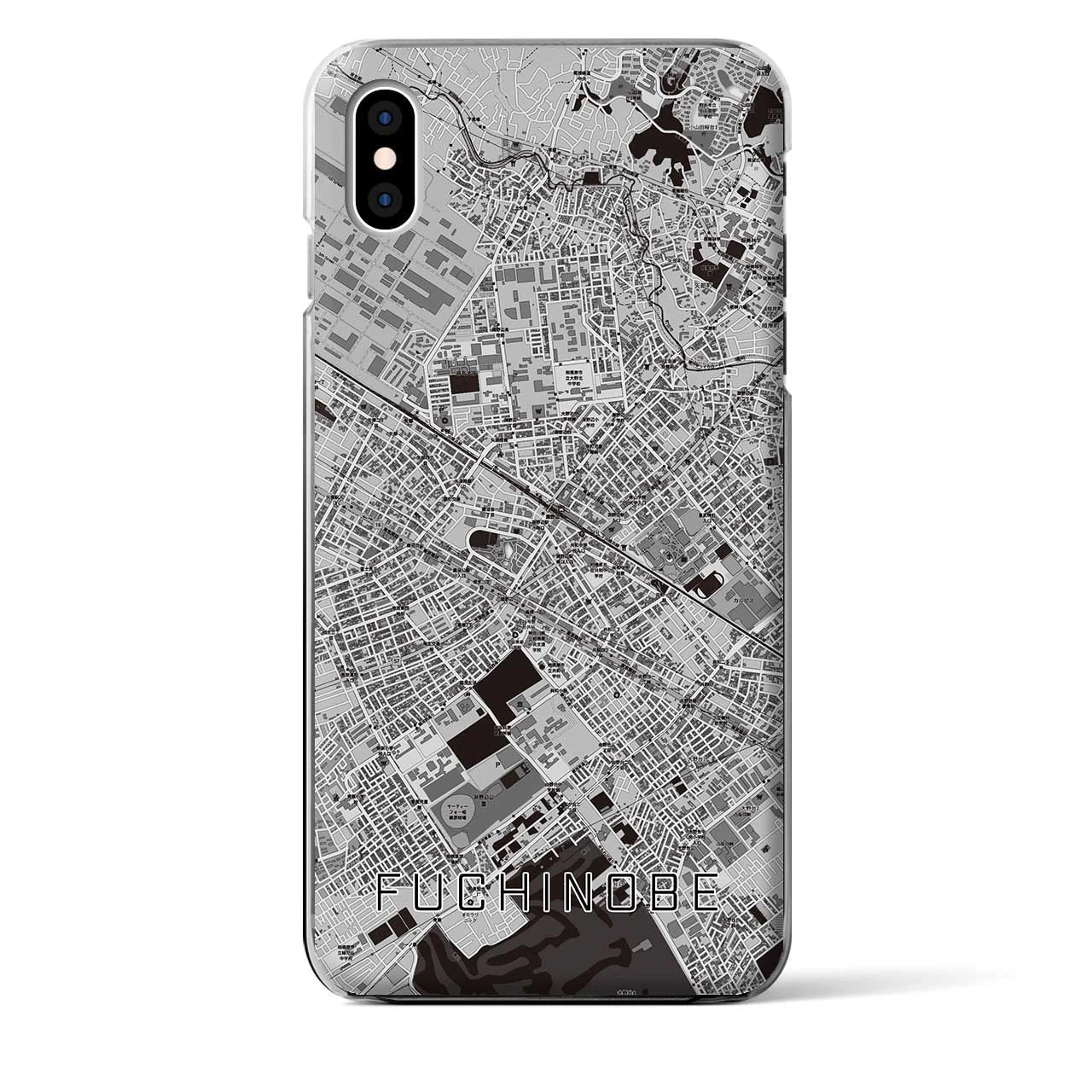 【淵野辺(神奈川県)】地図柄iPhoneケース(クリアタイプ)