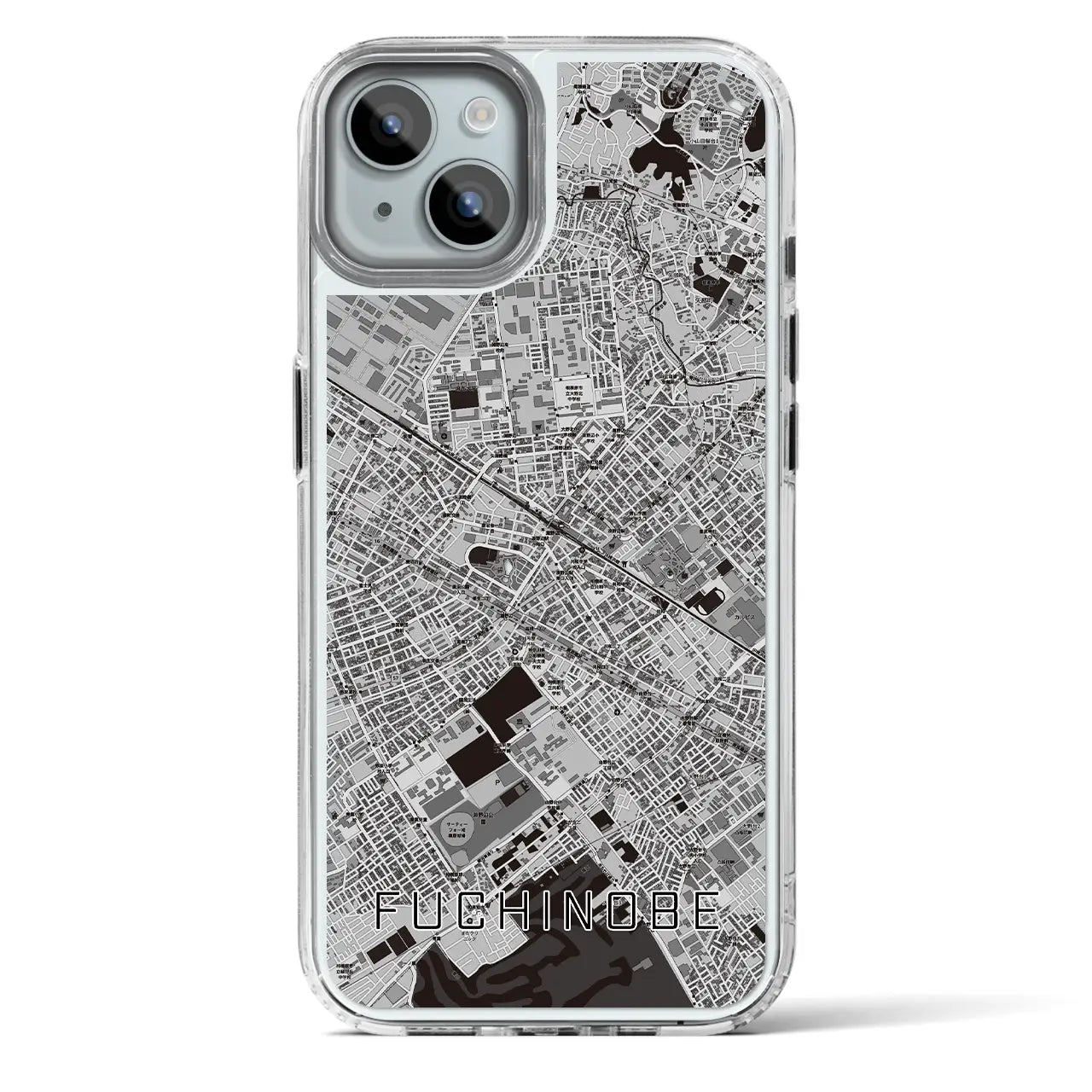 【淵野辺(神奈川県)】地図柄iPhoneケース(MagSafeタイプ)