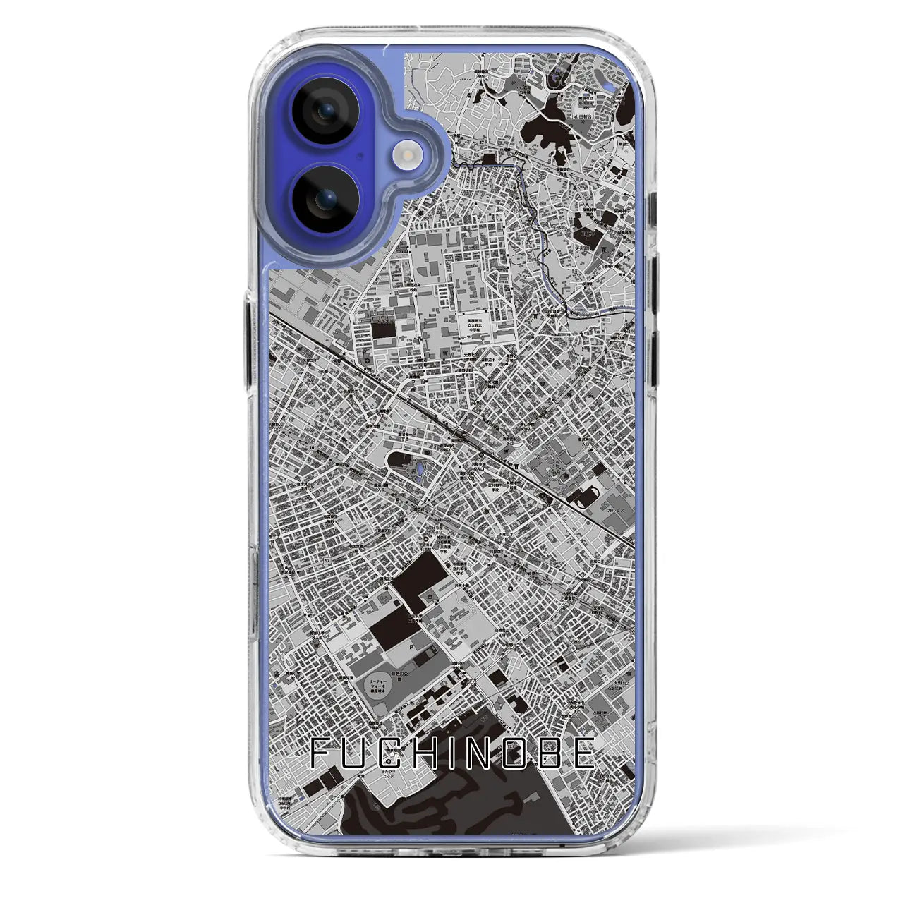 【淵野辺(神奈川県)】地図柄iPhoneケース(MagSafeタイプ)