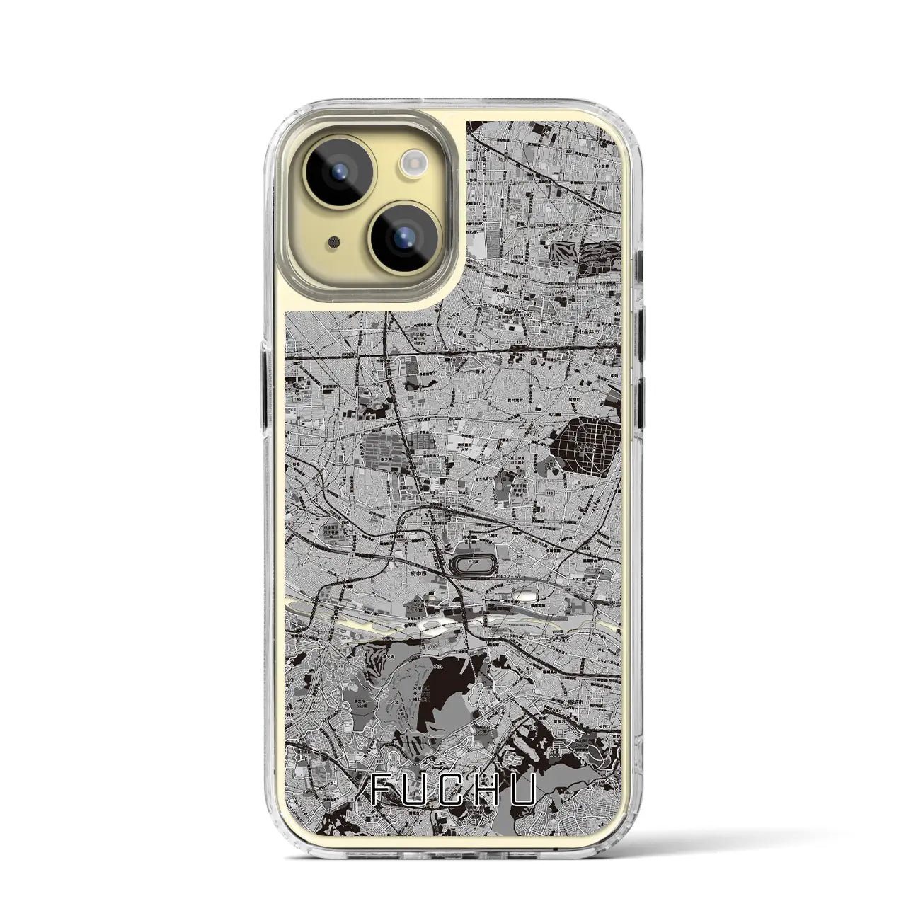 【府中2(東京都)】地図柄iPhoneケース(MagSafeタイプ)