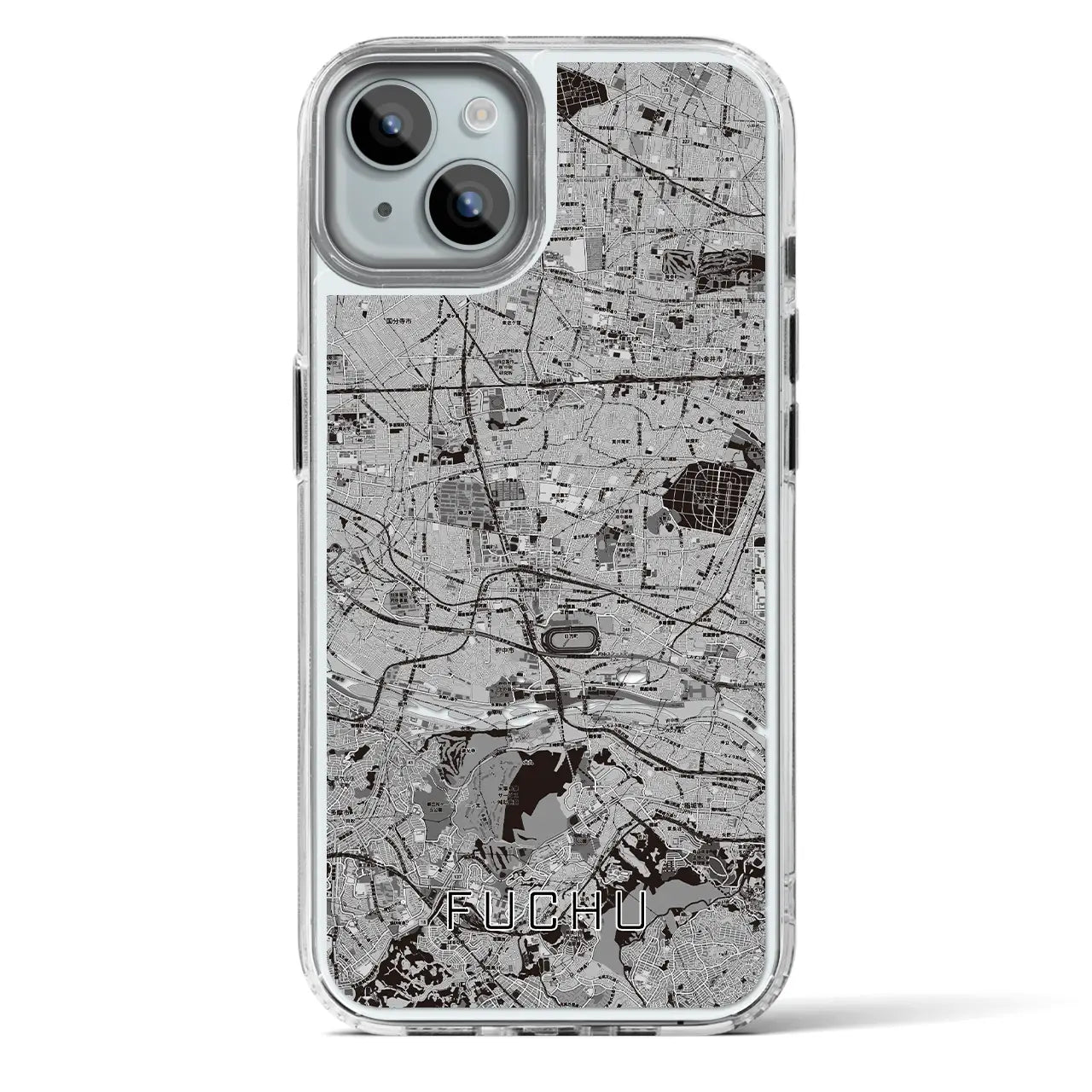 【府中2(東京都)】地図柄iPhoneケース(MagSafeタイプ)