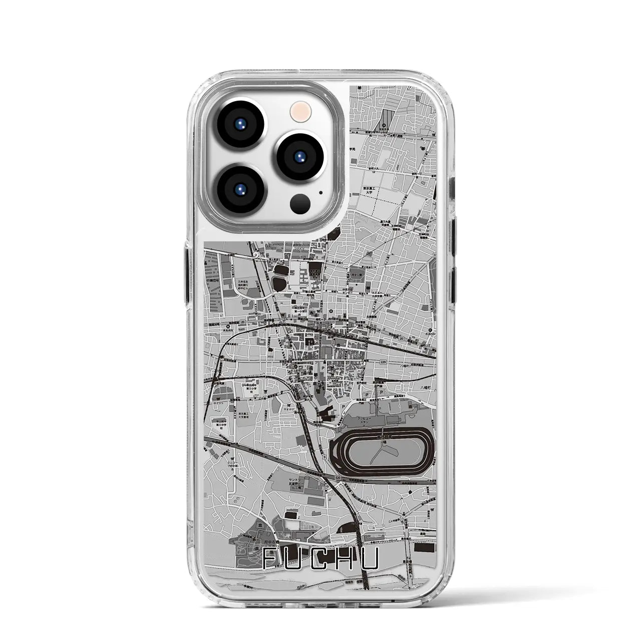 【府中(東京都)】地図柄iPhoneケース(MagSafeタイプ)