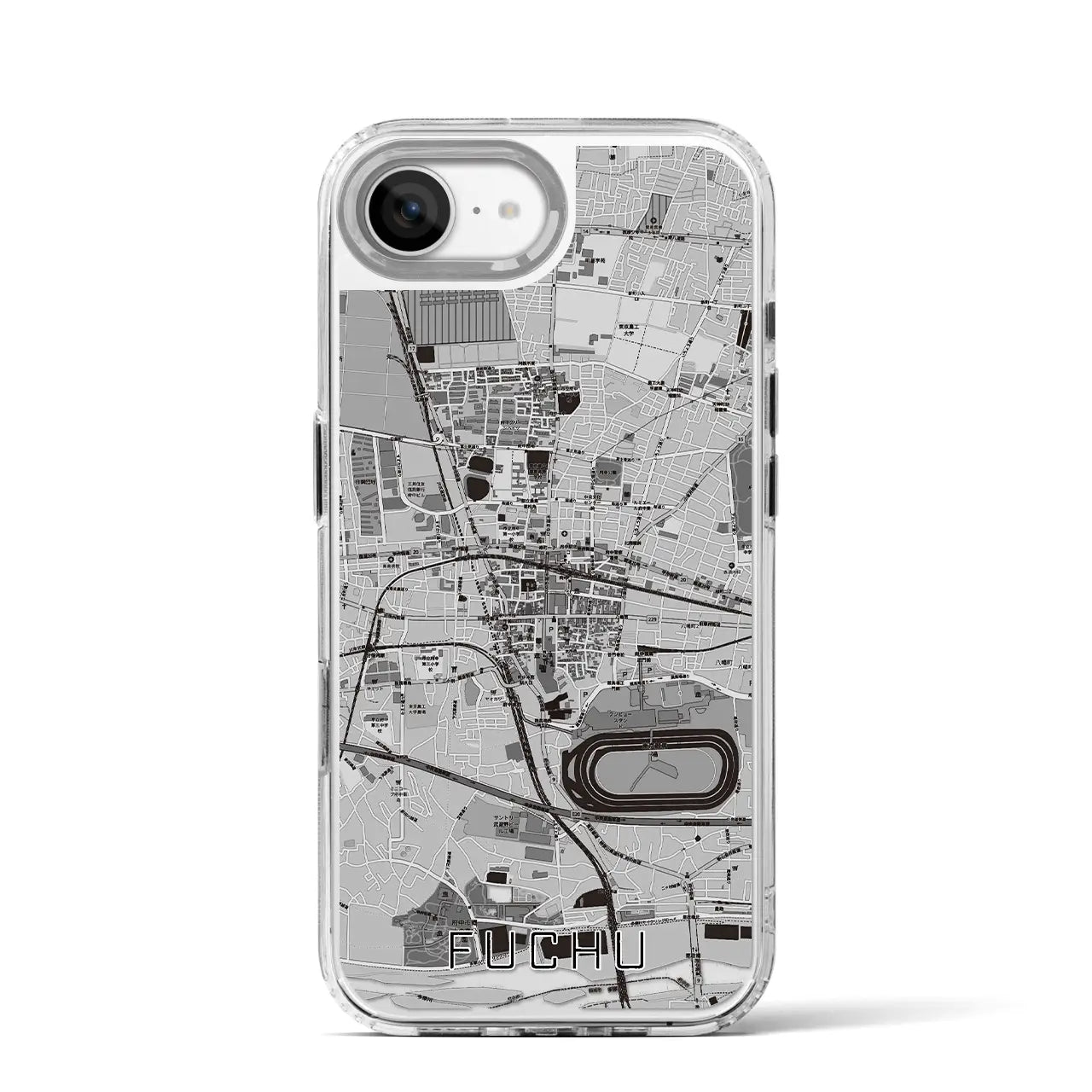 【府中(東京都)】地図柄iPhoneケース(MagSafeタイプ)