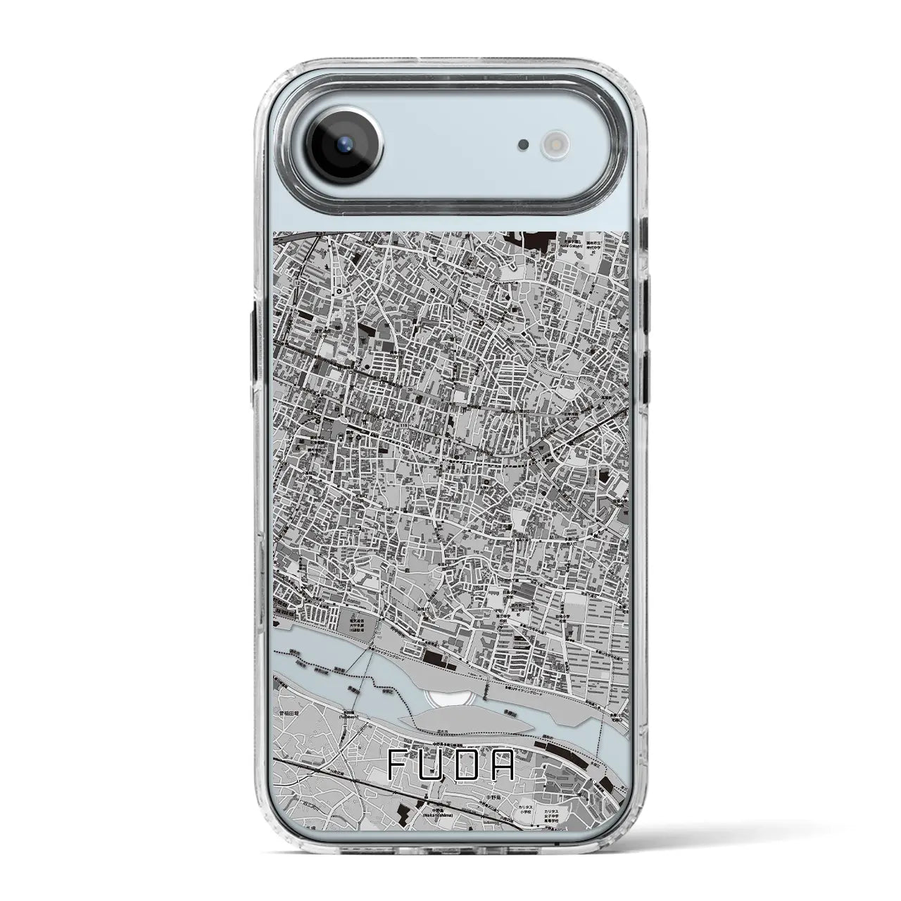 【布田(東京都)】地図柄iPhoneケース(MagSafeタイプ)