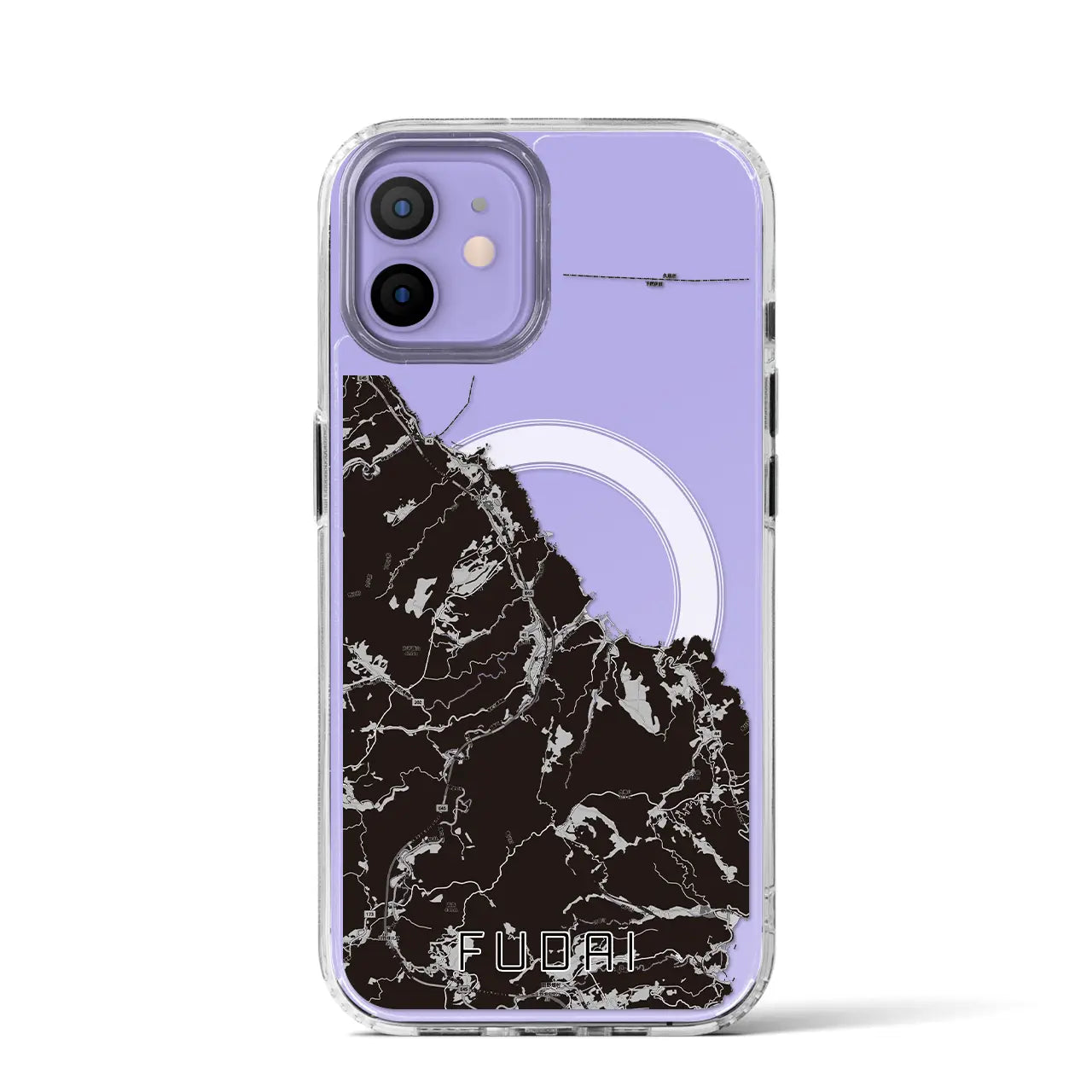【普代(岩手県)】地図柄iPhoneケース(MagSafeタイプ)