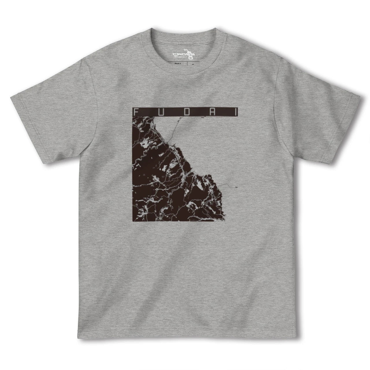 【普代(岩手県)】地図柄ヘビーウェイトTシャツ