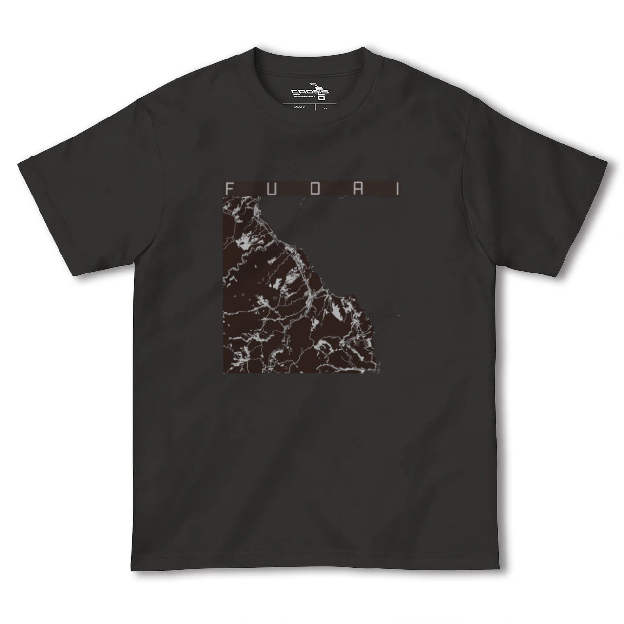【普代(岩手県)】地図柄ヘビーウェイトTシャツ