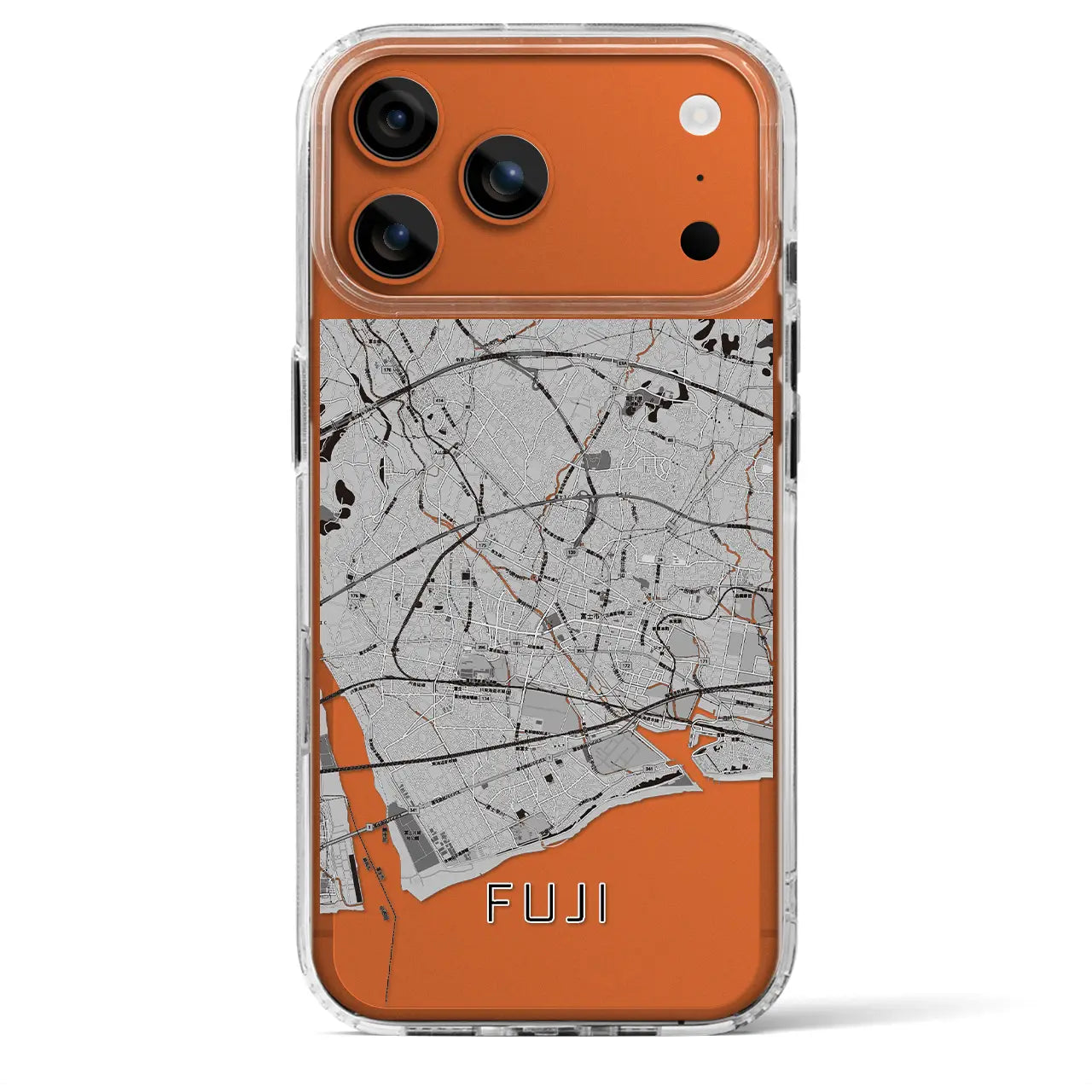 【富士(静岡県)】地図柄iPhoneケース(MagSafeタイプ)