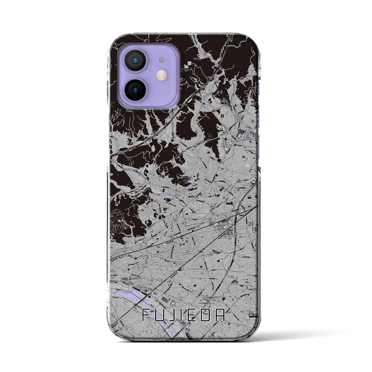 【藤枝(静岡県)】地図柄iPhoneケース(クリアタイプ)