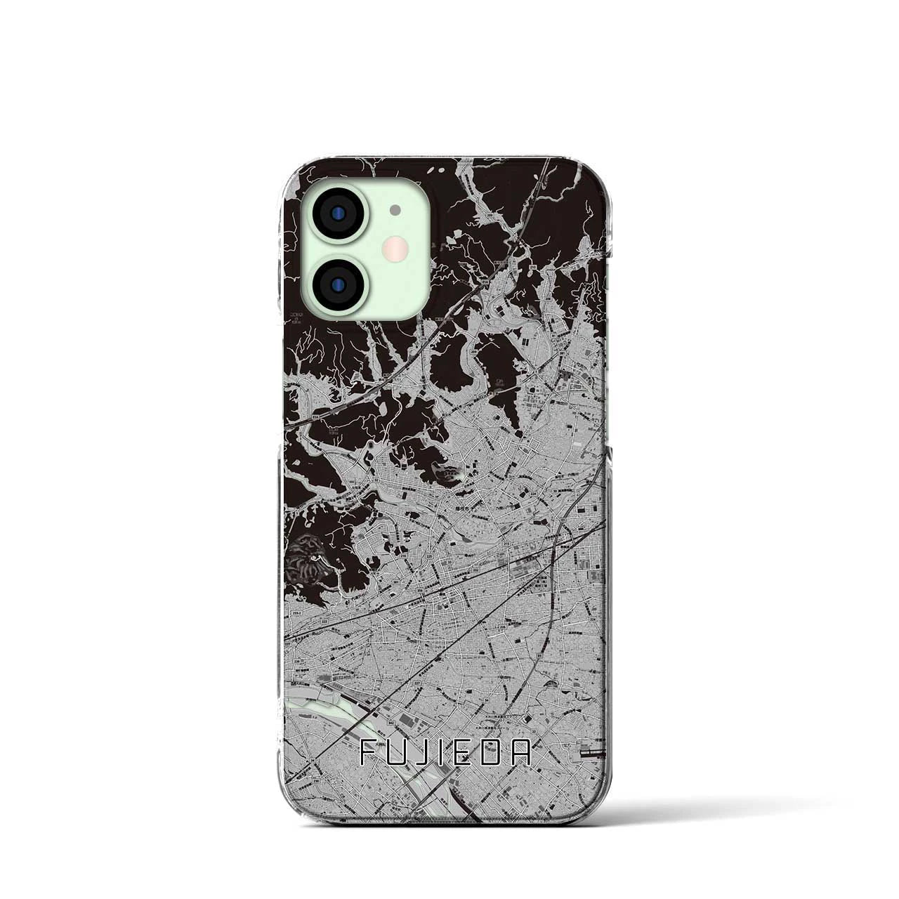 【藤枝(静岡県)】地図柄iPhoneケース(クリアタイプ)