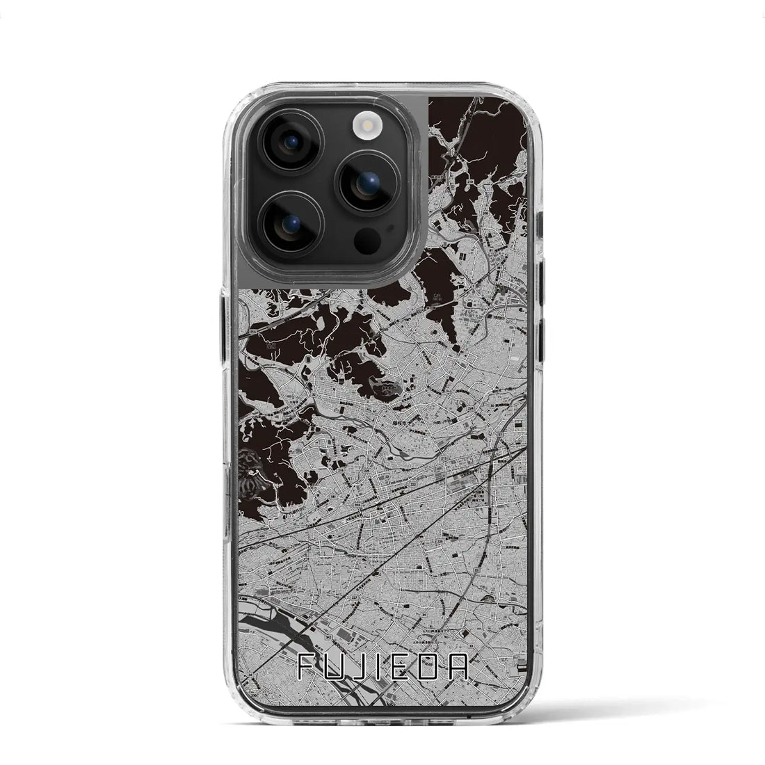 【藤枝(静岡県)】地図柄iPhoneケース(MagSafeタイプ)