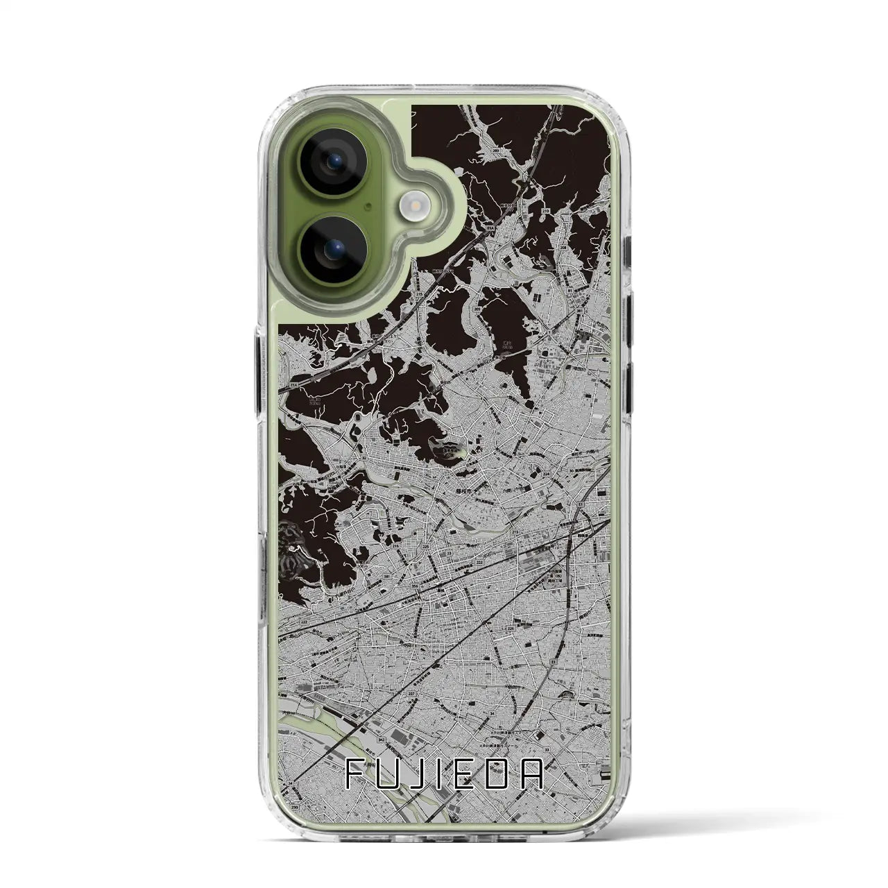 【藤枝(静岡県)】地図柄iPhoneケース(MagSafeタイプ)