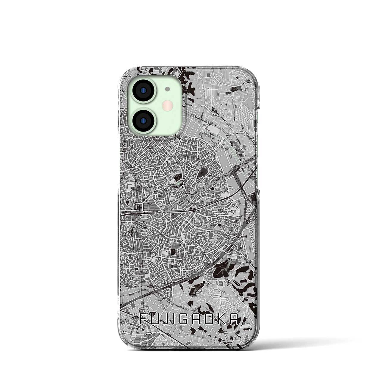 【藤が丘(神奈川県)】地図柄iPhoneケース(クリアタイプ)