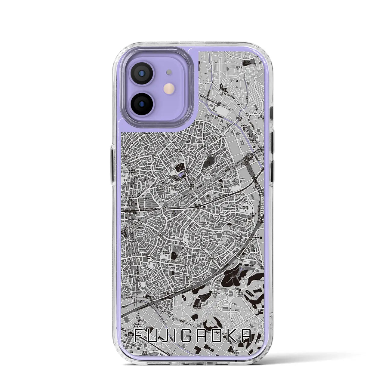【藤が丘(神奈川県)】地図柄iPhoneケース(MagSafeタイプ)
