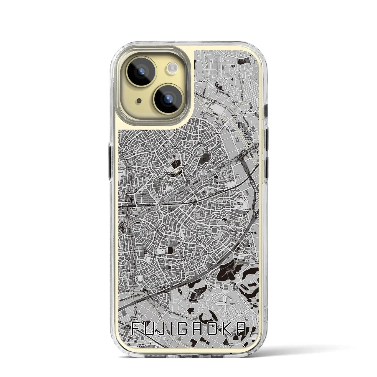 【藤が丘(神奈川県)】地図柄iPhoneケース(MagSafeタイプ)