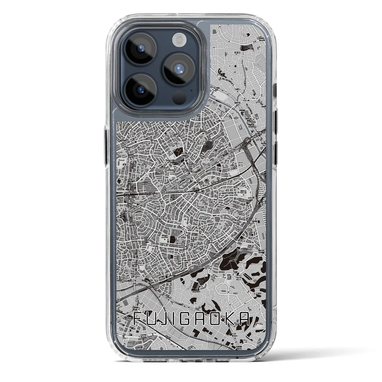 【藤が丘(神奈川県)】地図柄iPhoneケース(MagSafeタイプ)