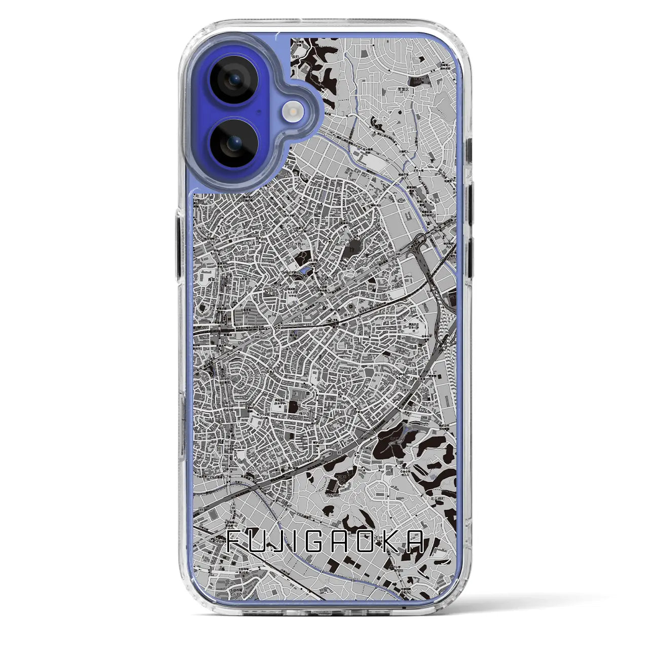 【藤が丘(神奈川県)】地図柄iPhoneケース(MagSafeタイプ)