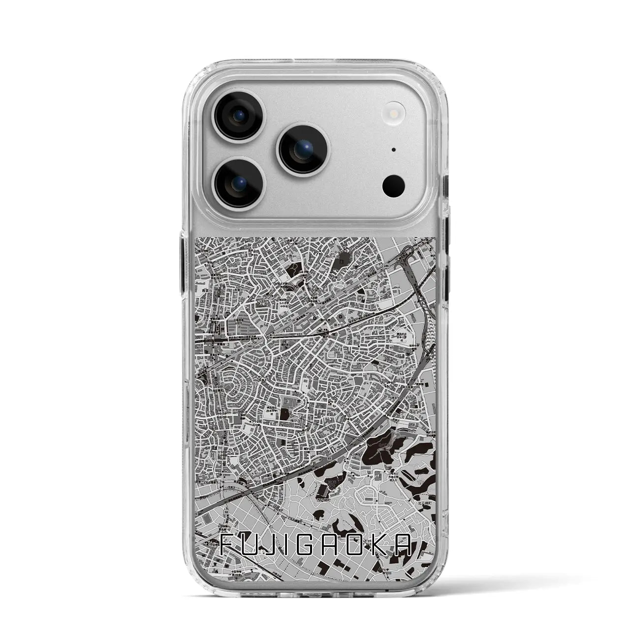 【藤が丘(神奈川県)】地図柄iPhoneケース(MagSafeタイプ)