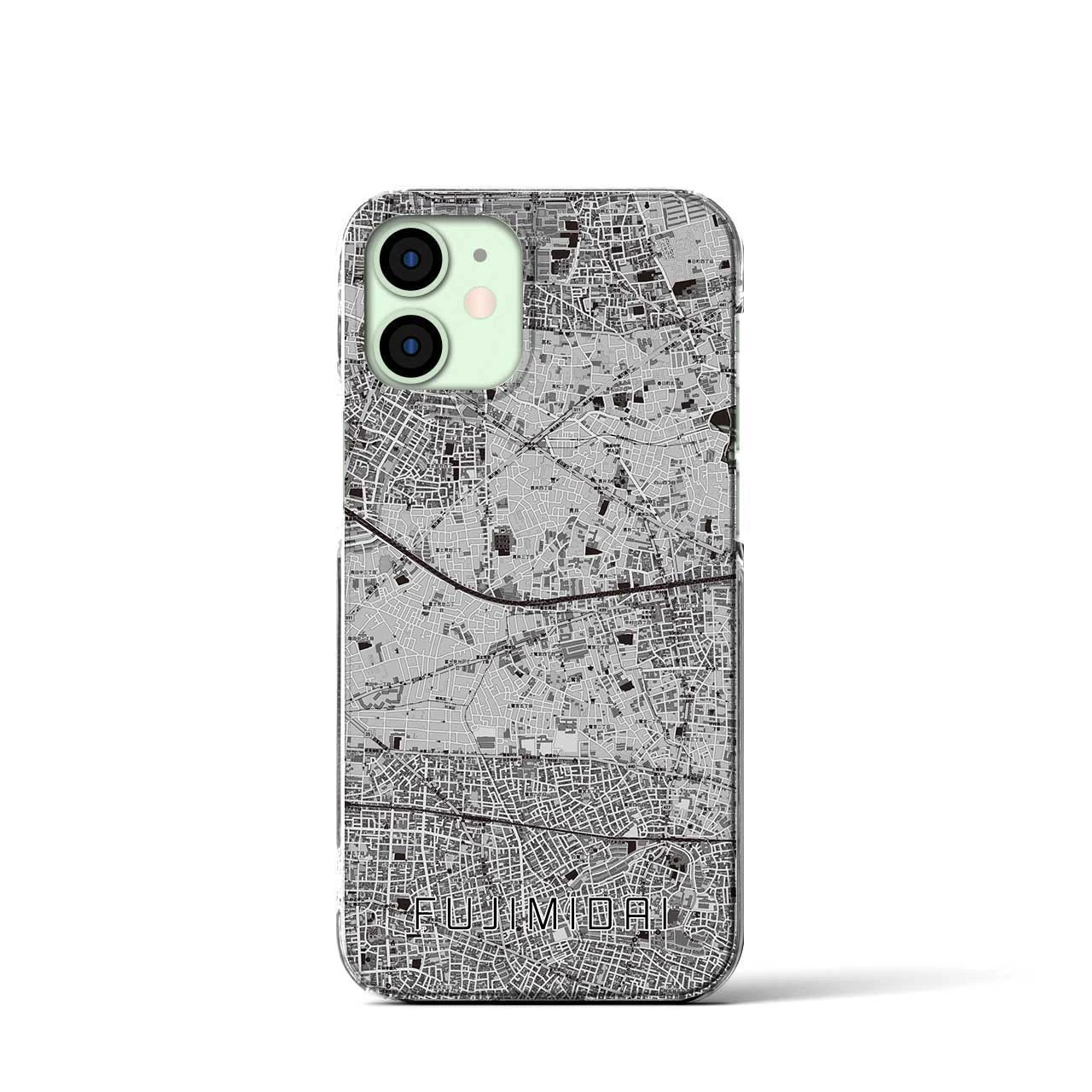 【富士見台(東京都)】地図柄iPhoneケース(クリアタイプ)