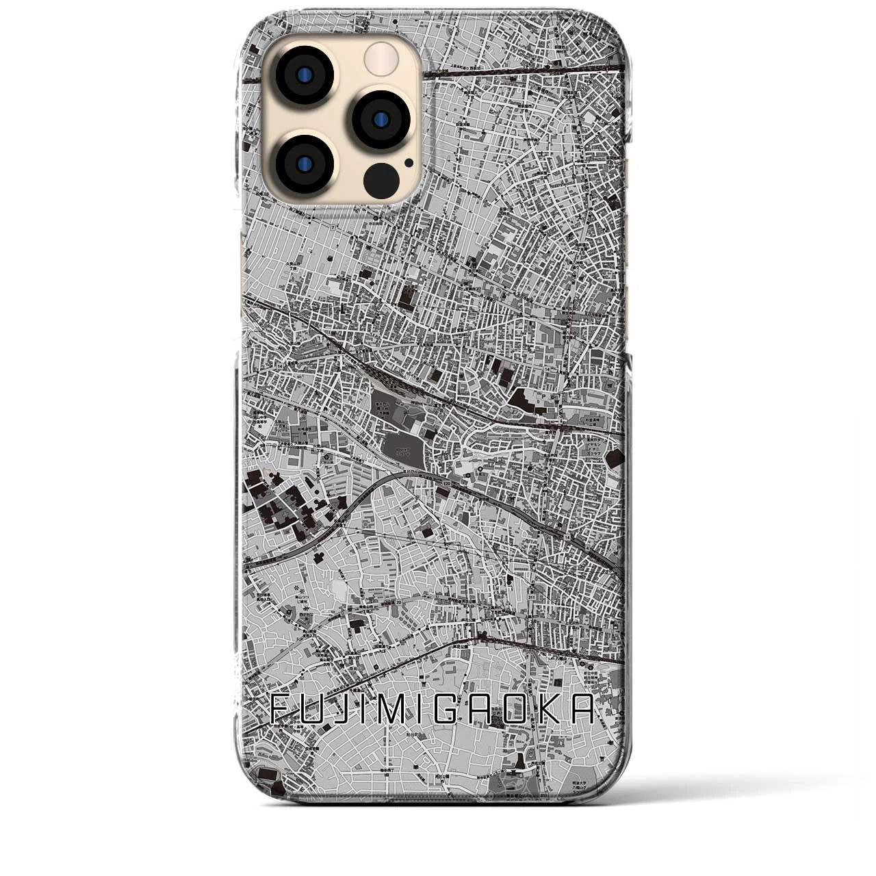 【富士見ヶ丘(東京都)】地図柄iPhoneケース(クリアタイプ)