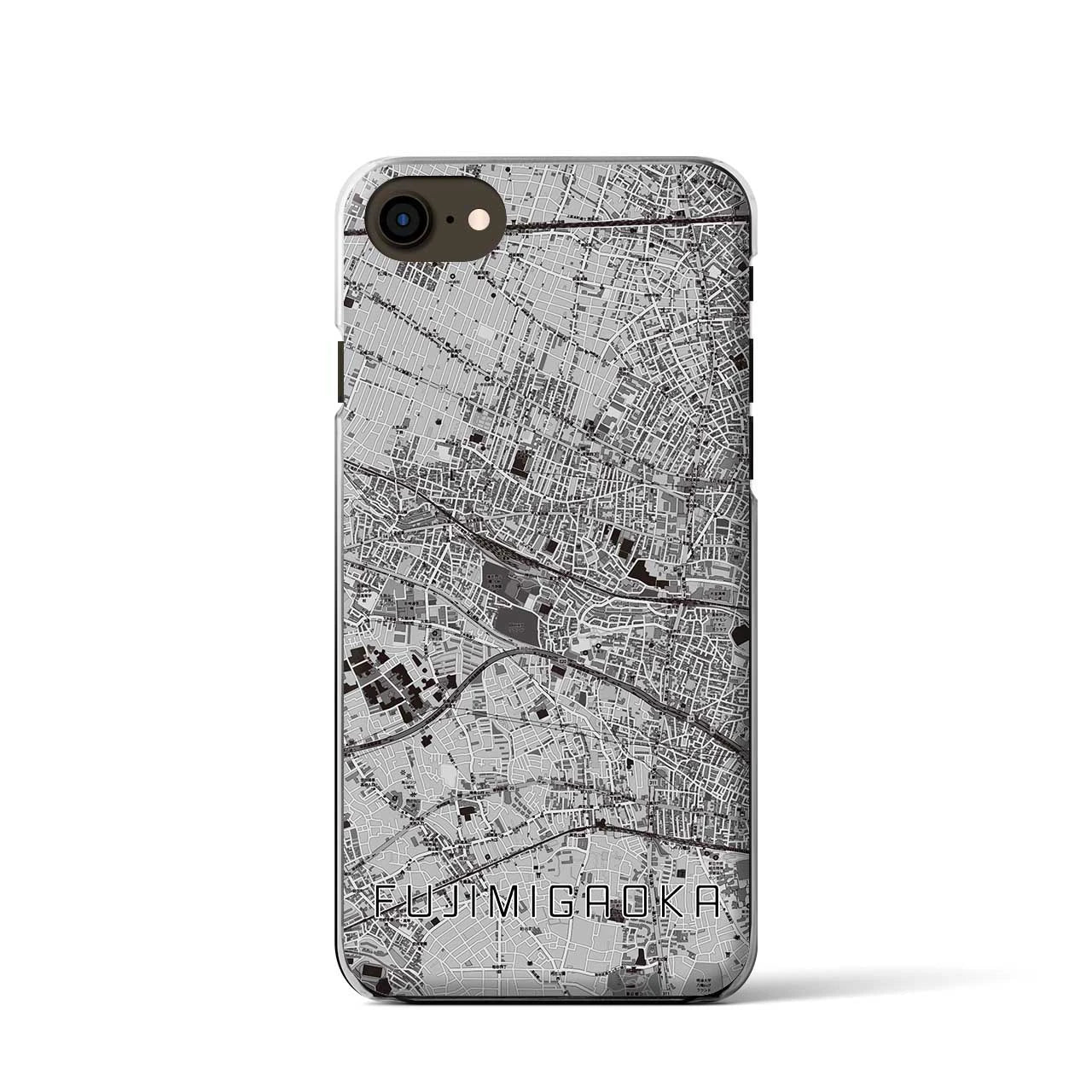 【富士見ヶ丘(東京都)】地図柄iPhoneケース(クリアタイプ)