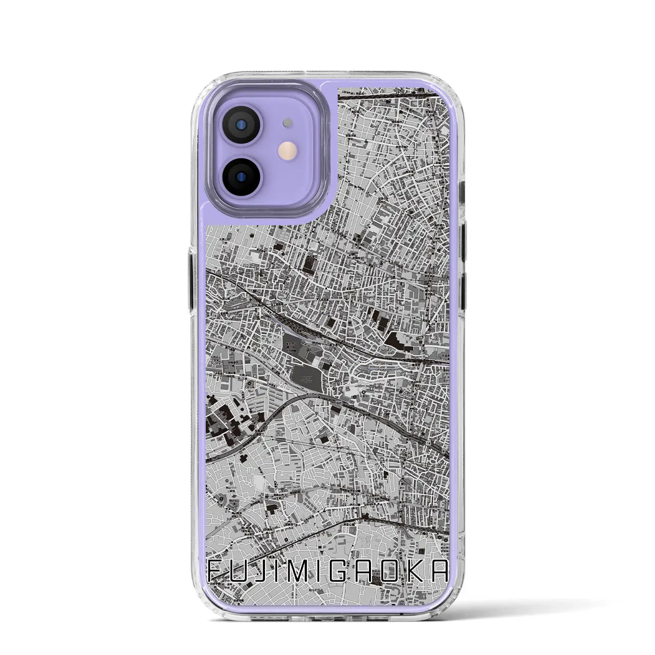 【富士見ヶ丘(東京都)】地図柄iPhoneケース(MagSafeタイプ)