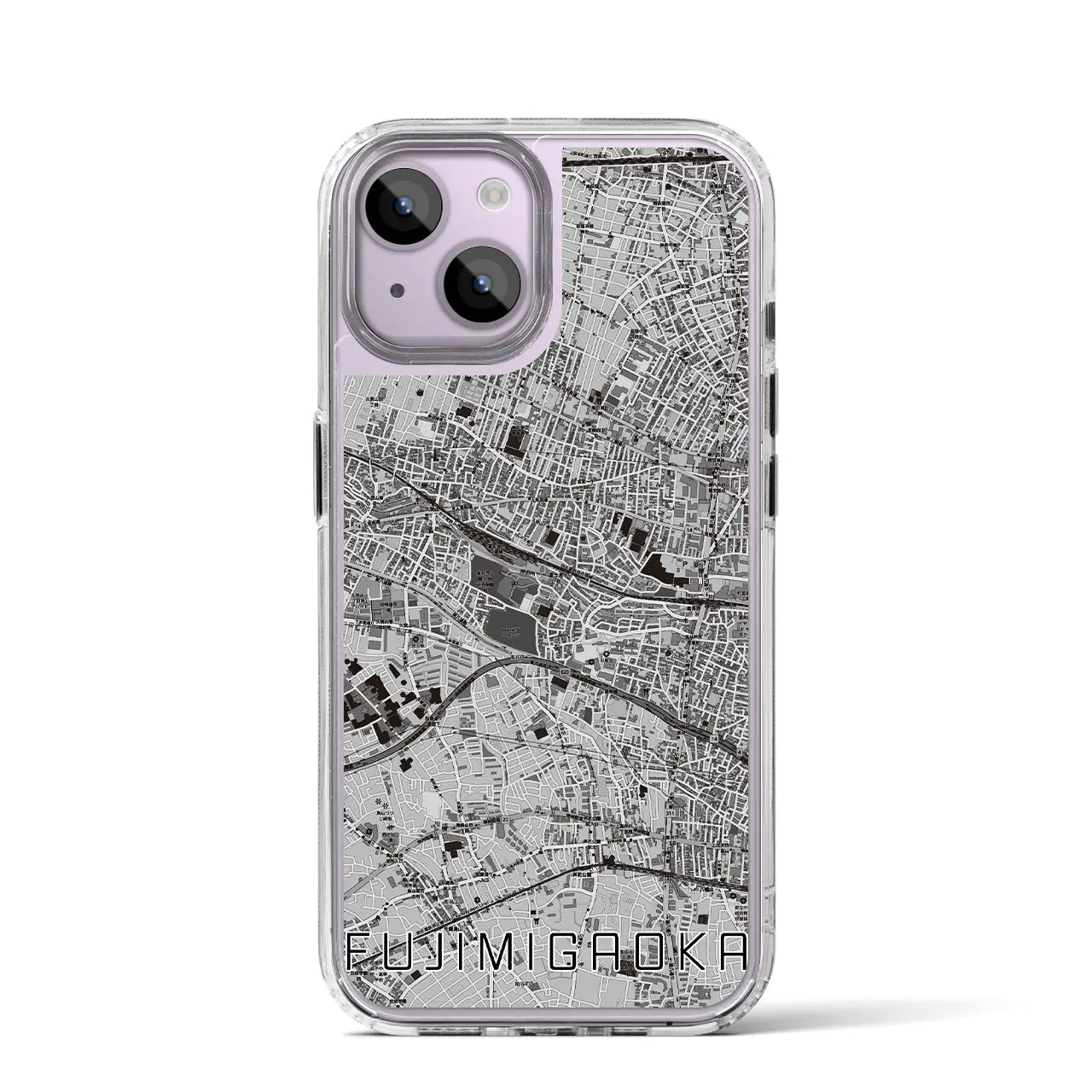 【富士見ヶ丘(東京都)】地図柄iPhoneケース(MagSafeタイプ)