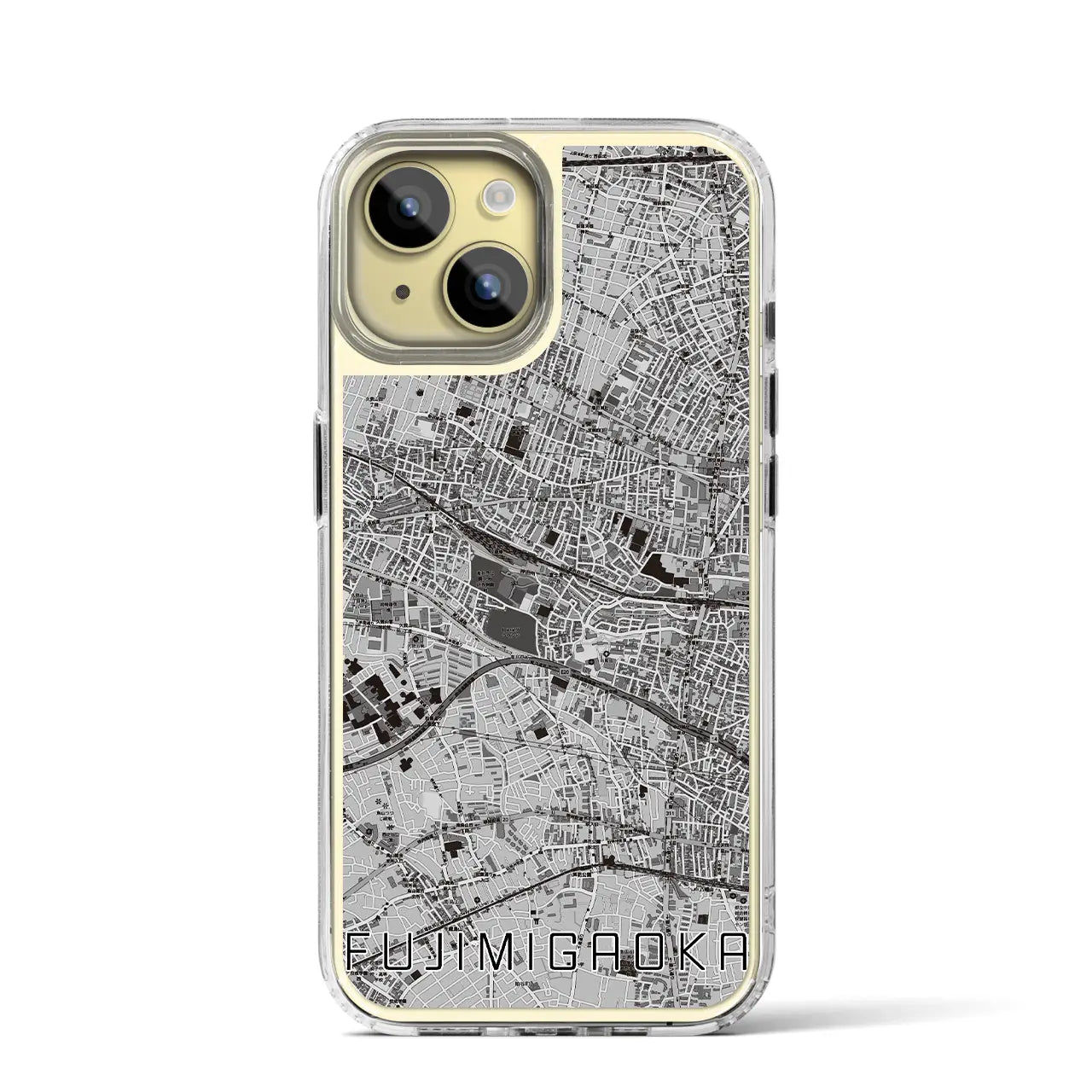 【富士見ヶ丘(東京都)】地図柄iPhoneケース(MagSafeタイプ)