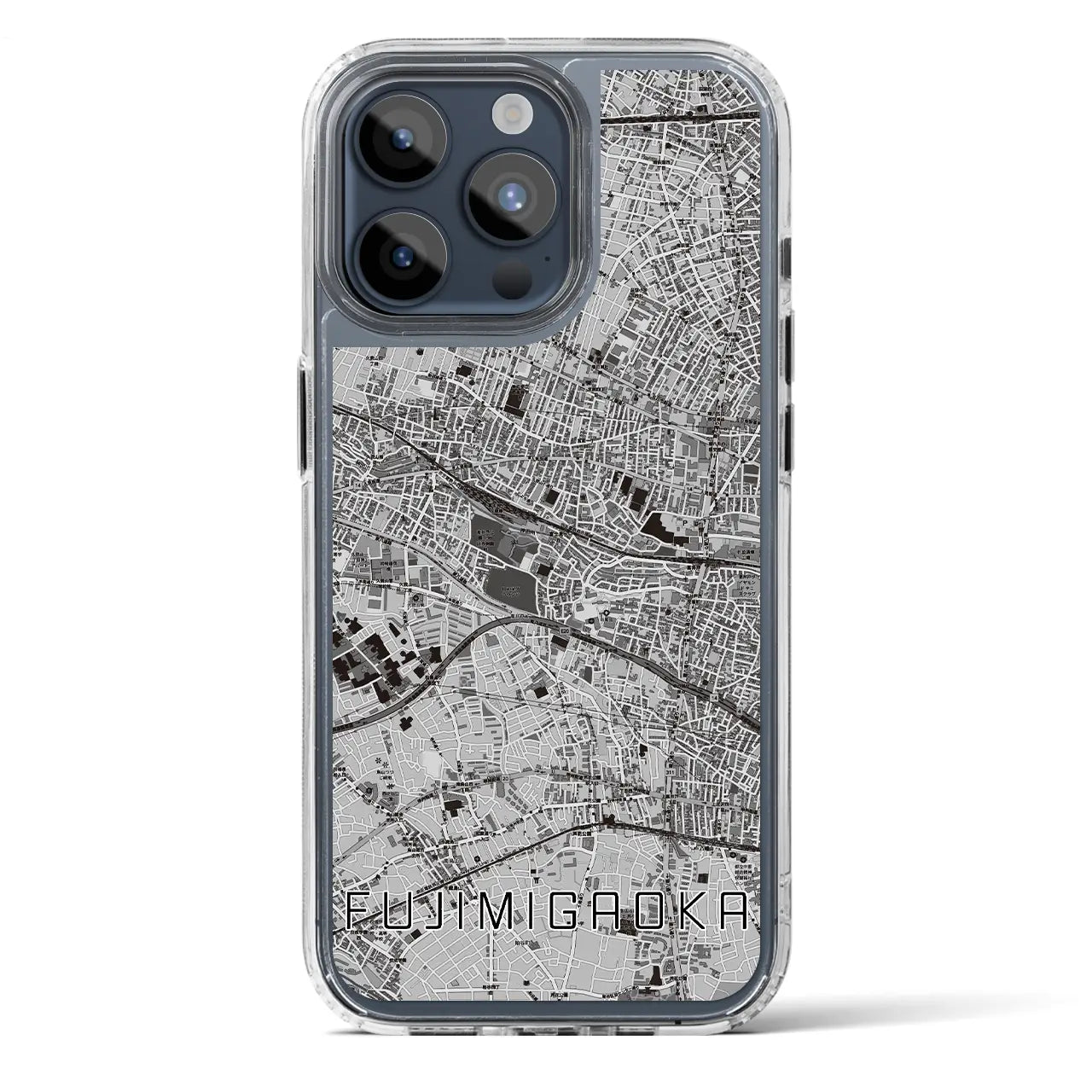 【富士見ヶ丘(東京都)】地図柄iPhoneケース(MagSafeタイプ)