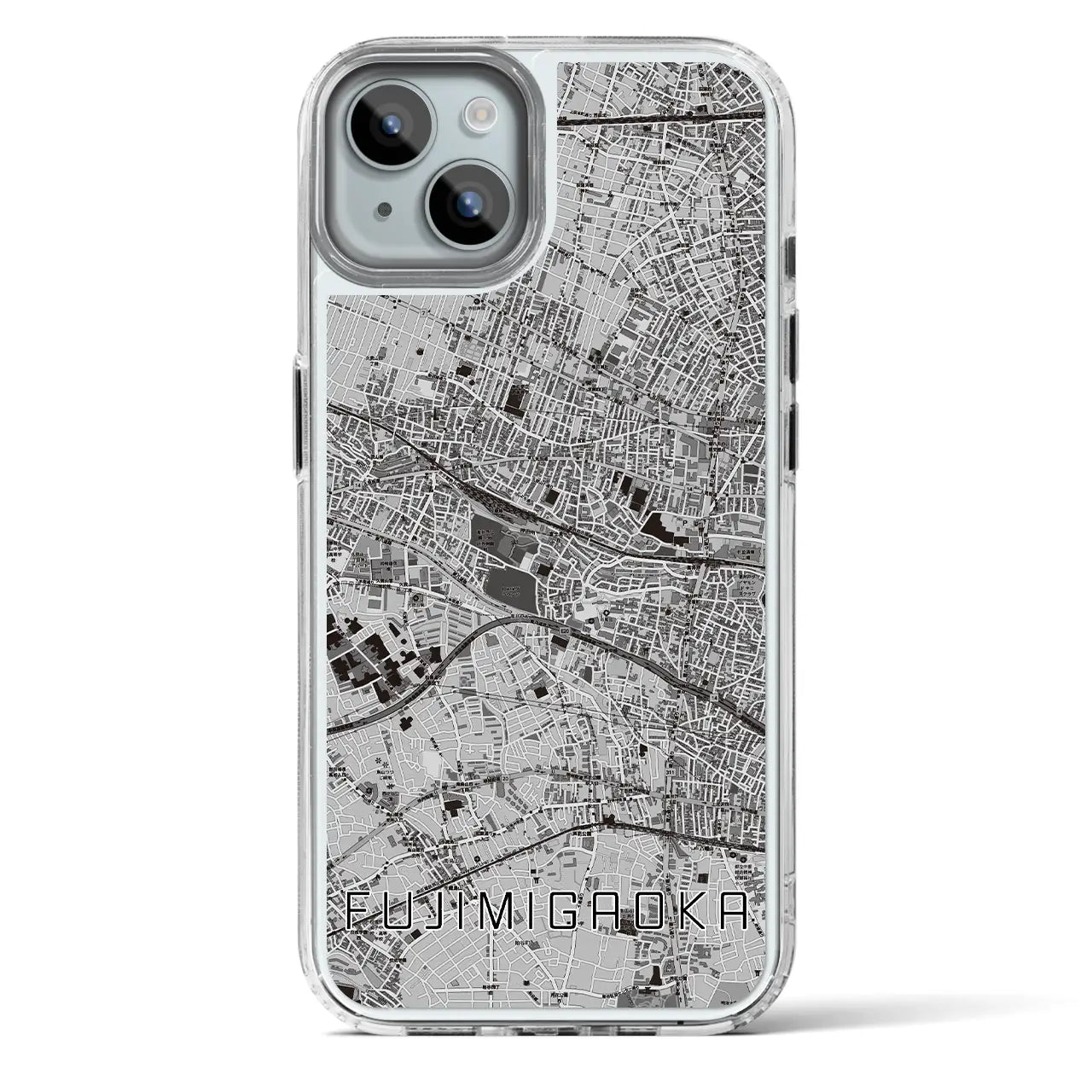 【富士見ヶ丘(東京都)】地図柄iPhoneケース(MagSafeタイプ)