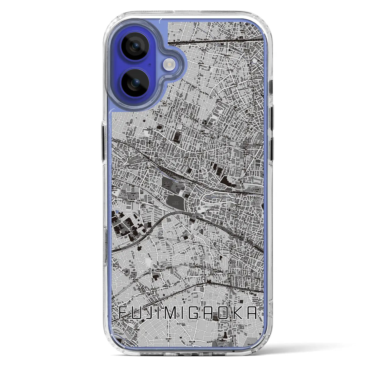 【富士見ヶ丘(東京都)】地図柄iPhoneケース(MagSafeタイプ)