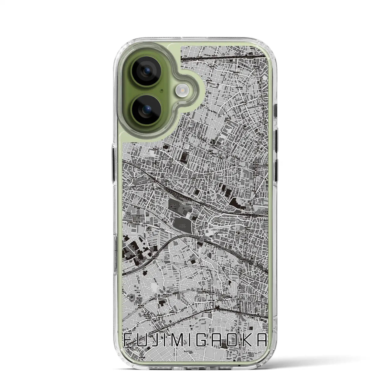 【富士見ヶ丘(東京都)】地図柄iPhoneケース(MagSafeタイプ)