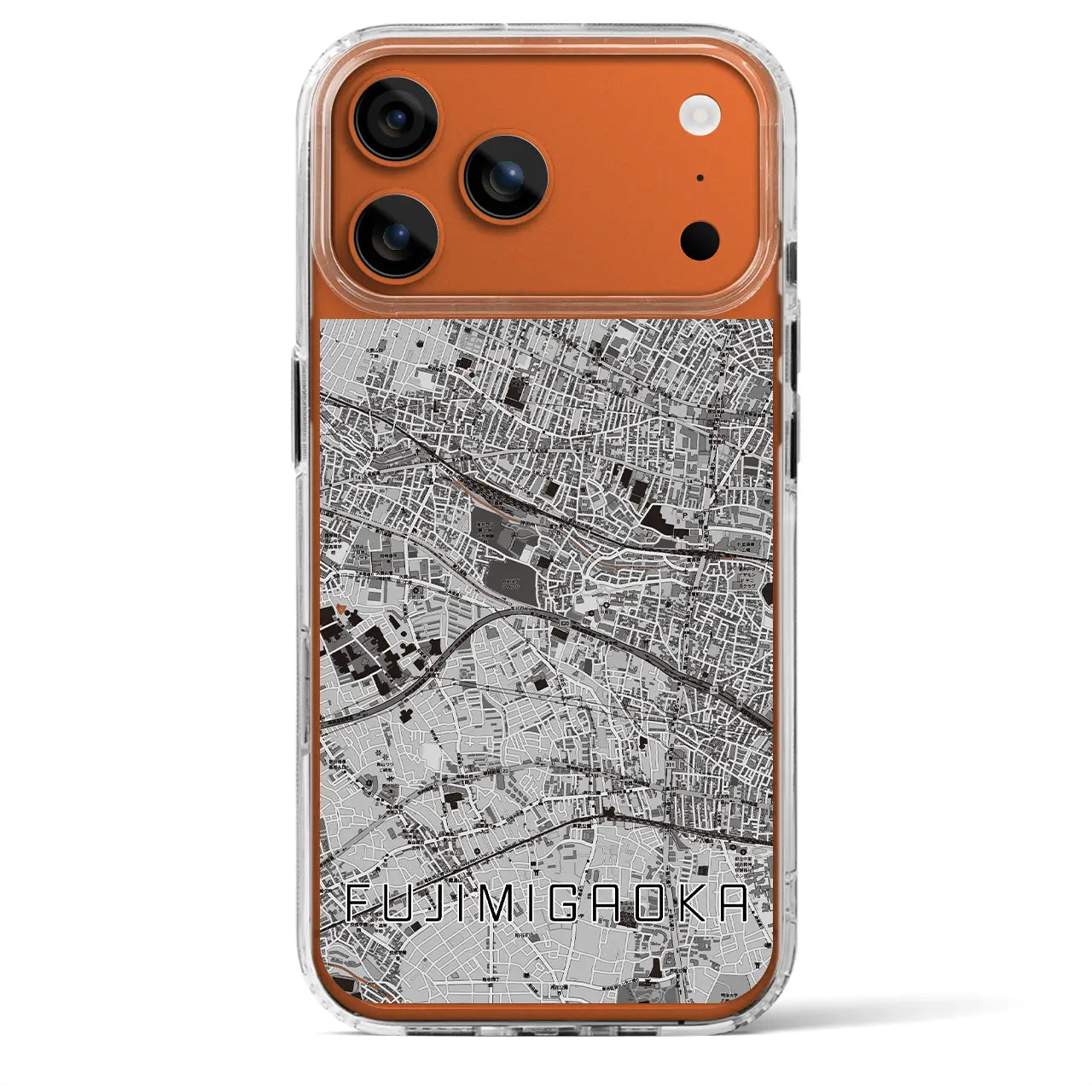 【富士見ヶ丘(東京都)】地図柄iPhoneケース(MagSafeタイプ)