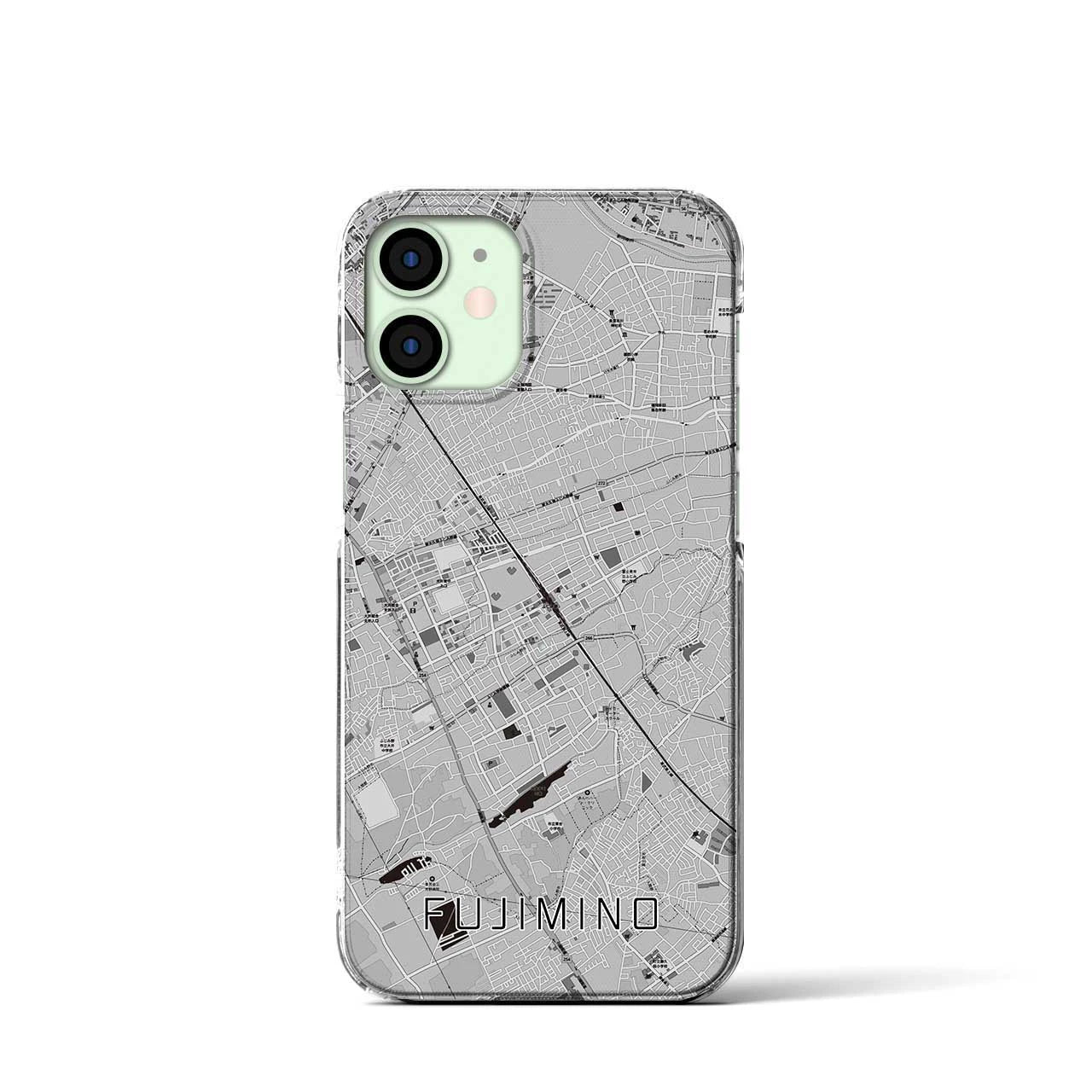 【ふじみ野(埼玉県)】地図柄iPhoneケース(クリアタイプ)