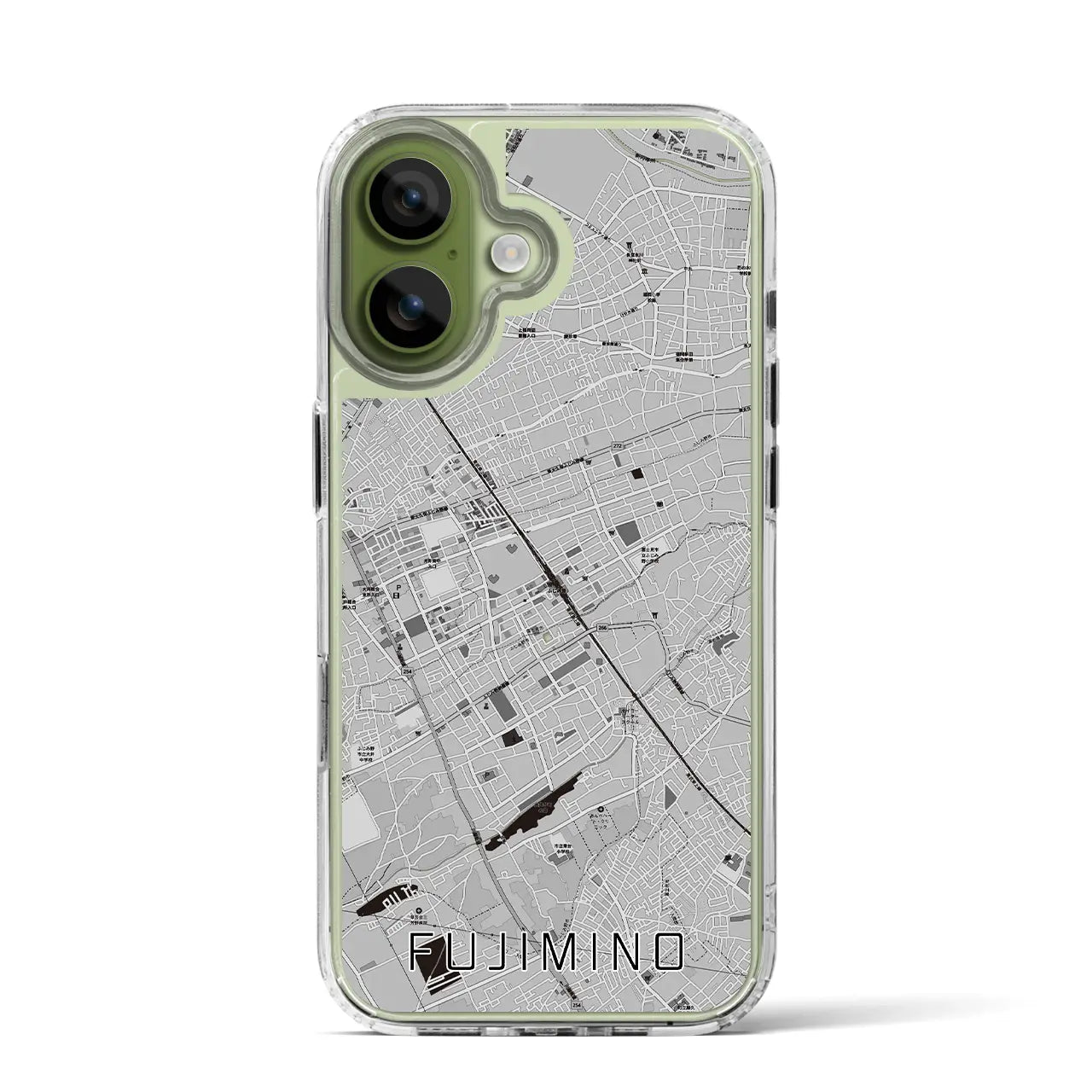 【ふじみ野(埼玉県)】地図柄iPhoneケース(MagSafeタイプ)