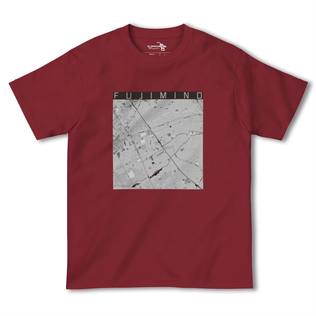 【ふじみ野(埼玉県)】地図柄ヘビーウェイトTシャツ