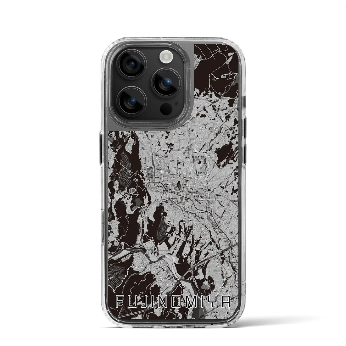 【富士宮(静岡県)】地図柄iPhoneケース(MagSafeタイプ)