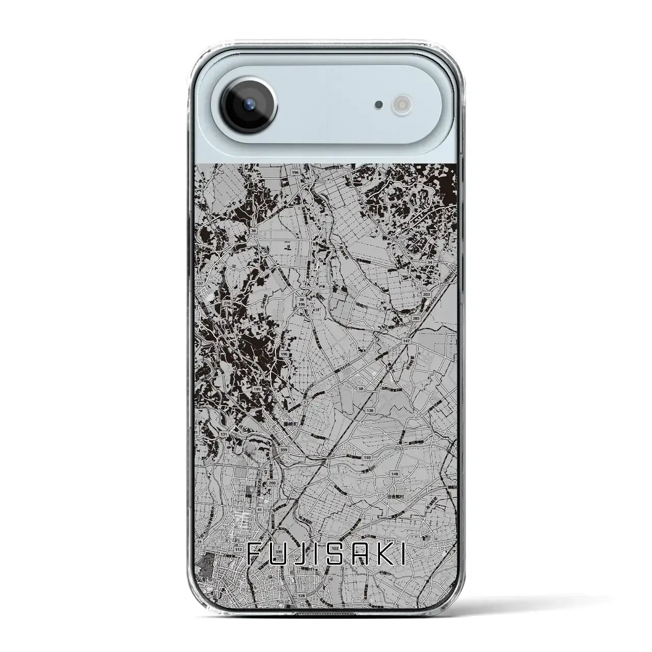 【藤崎(青森県)】地図柄iPhoneケース(クリアタイプ)