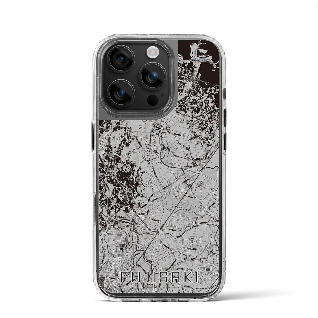 【藤崎(青森県)】地図柄iPhoneケース(MagSafeタイプ)