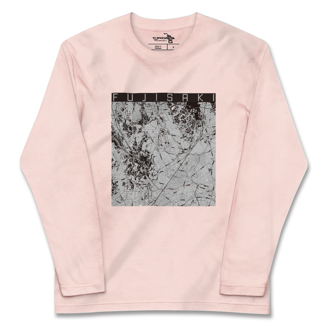 【藤崎(青森県)】地図柄ロングスリーブTシャツ