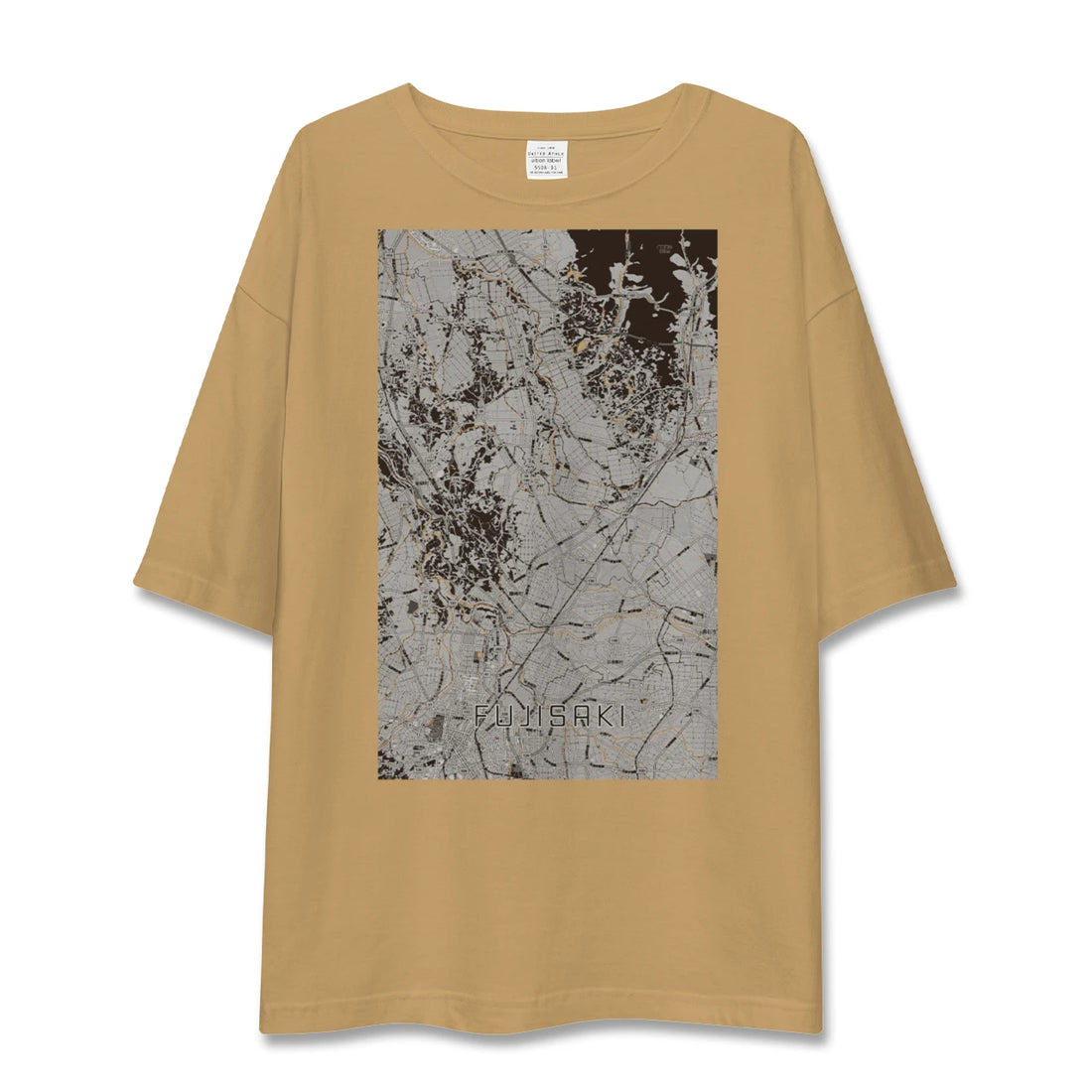 【藤崎(青森県)】地図柄ビッグシルエットTシャツ