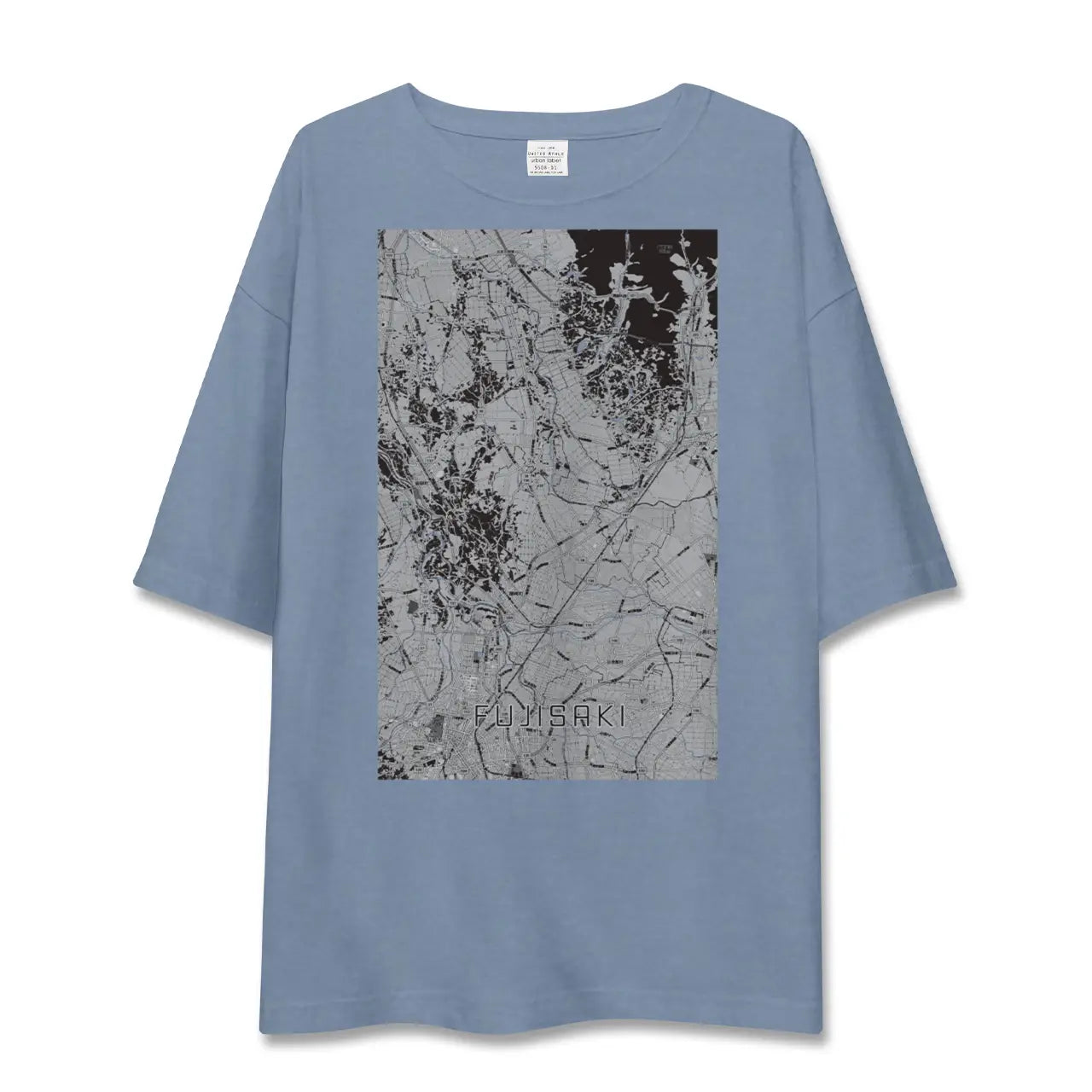 【藤崎(青森県)】地図柄ビッグシルエットTシャツ