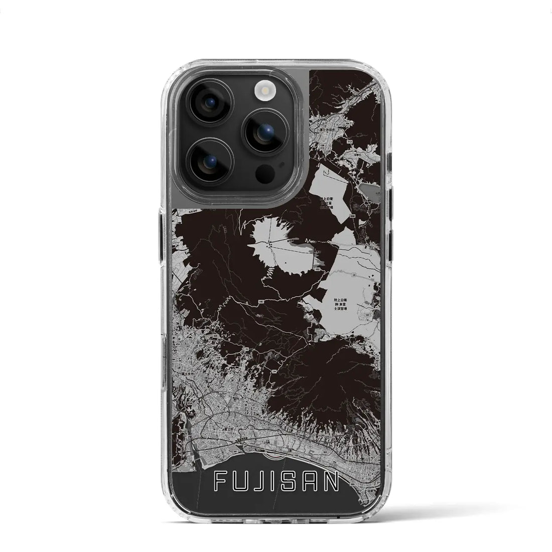 【富士山(静岡県)】地図柄iPhoneケース(MagSafeタイプ)