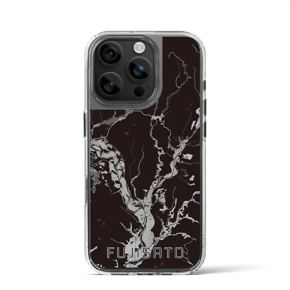 【藤里(秋田県)】地図柄iPhoneケース(MagSafeタイプ)