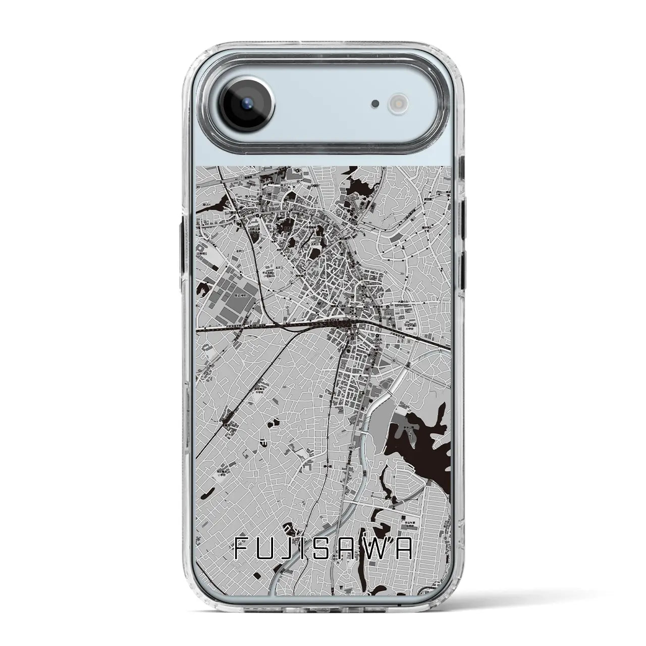 【藤沢(神奈川県)】地図柄iPhoneケース(MagSafeタイプ)