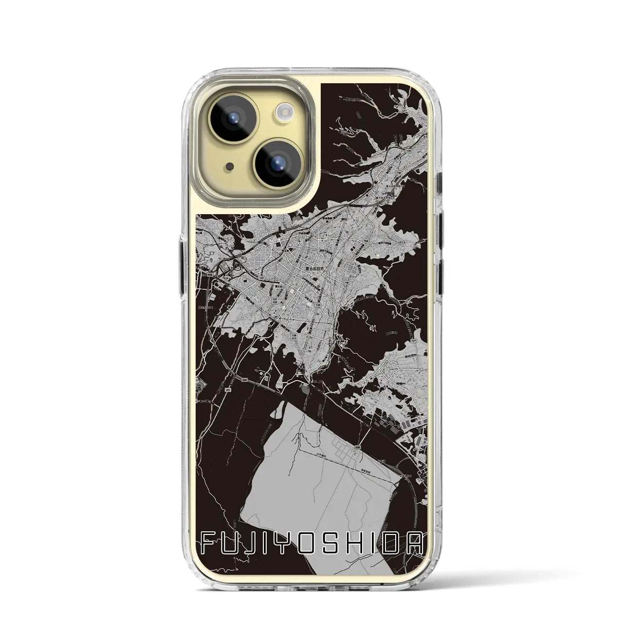 【富士吉田(山梨県)】地図柄iPhoneケース(MagSafeタイプ)