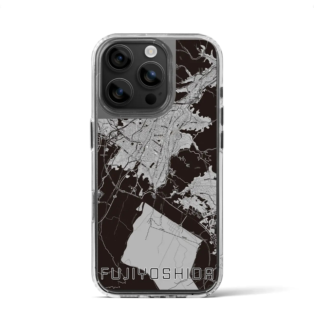 【富士吉田(山梨県)】地図柄iPhoneケース(MagSafeタイプ)