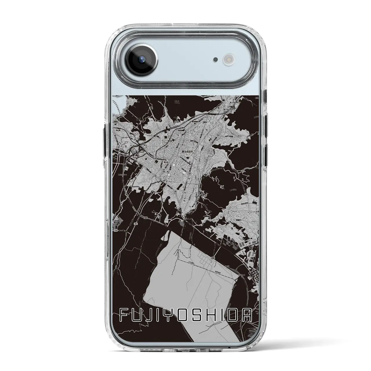 【富士吉田(山梨県)】地図柄iPhoneケース(MagSafeタイプ)