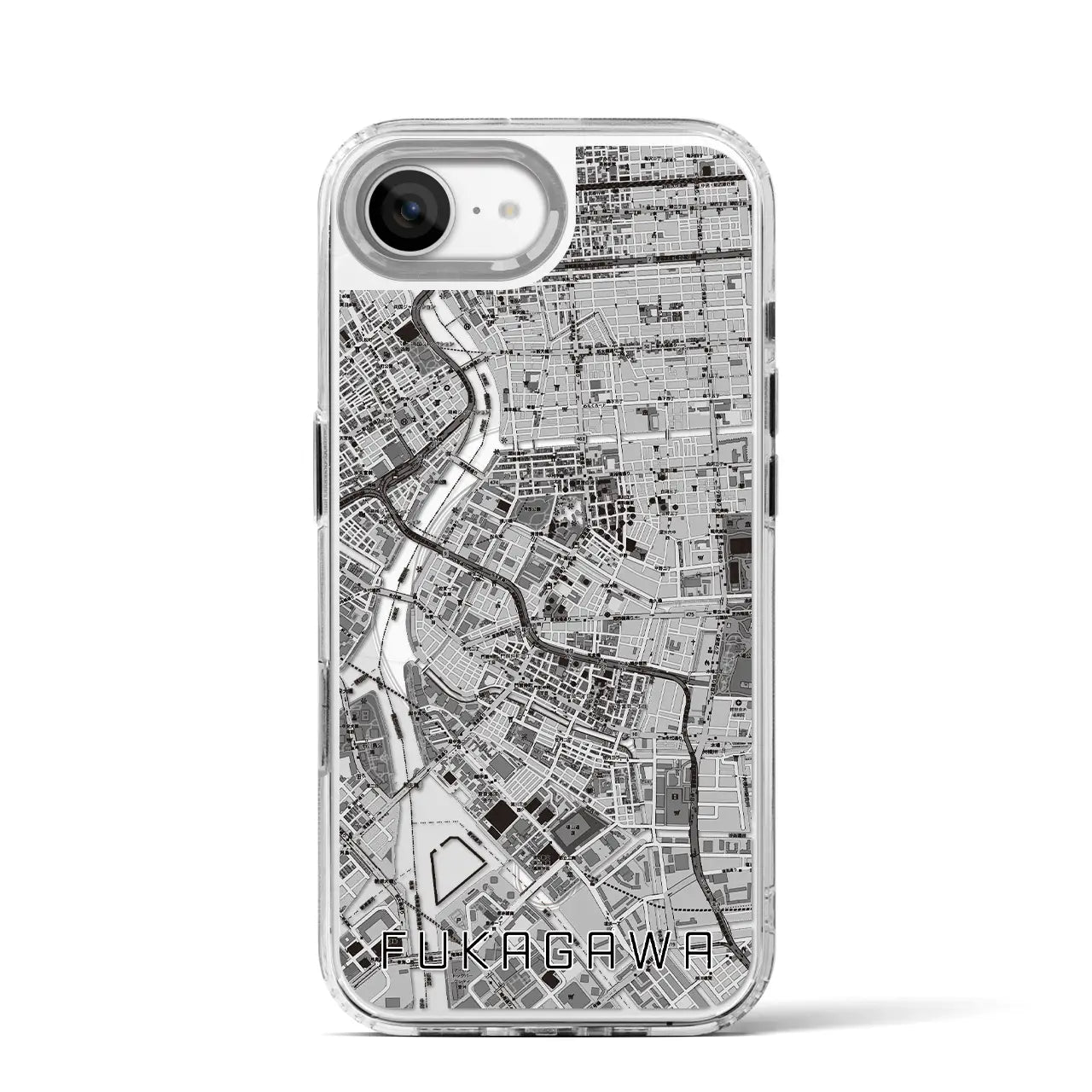 【深川2(東京都)】地図柄iPhoneケース(MagSafeタイプ)